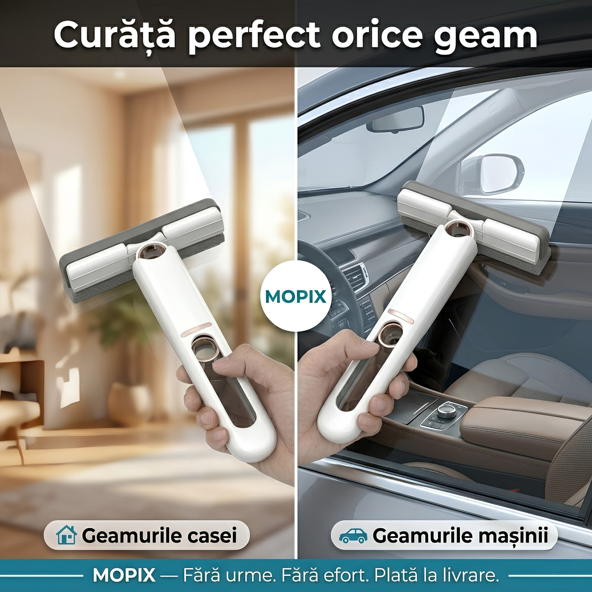Mini Mop MOPIX®️ - Curăță Fără Să Te Murdărești