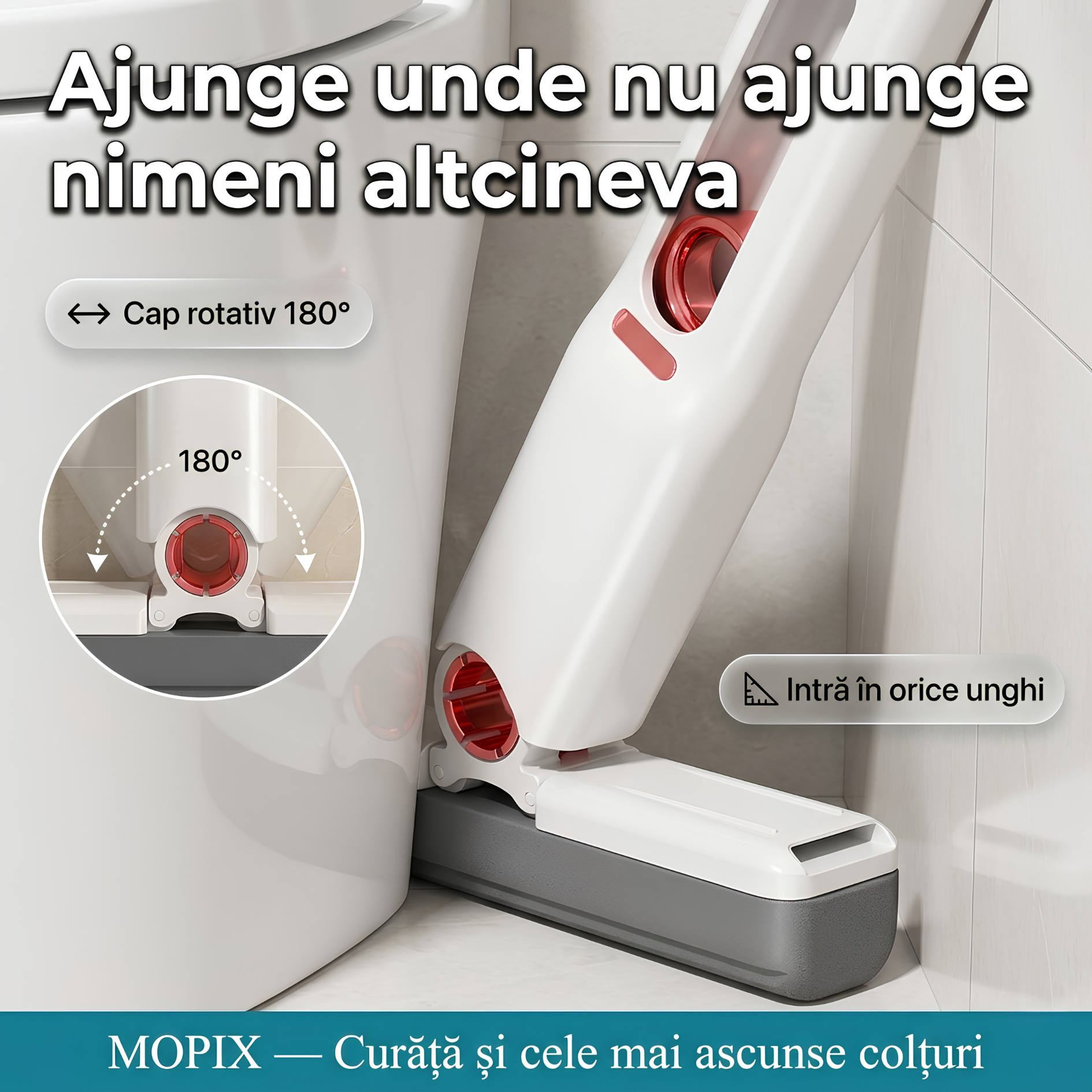 Mini Mop MOPIX®️ - Curăță Fără Să Te Murdărești